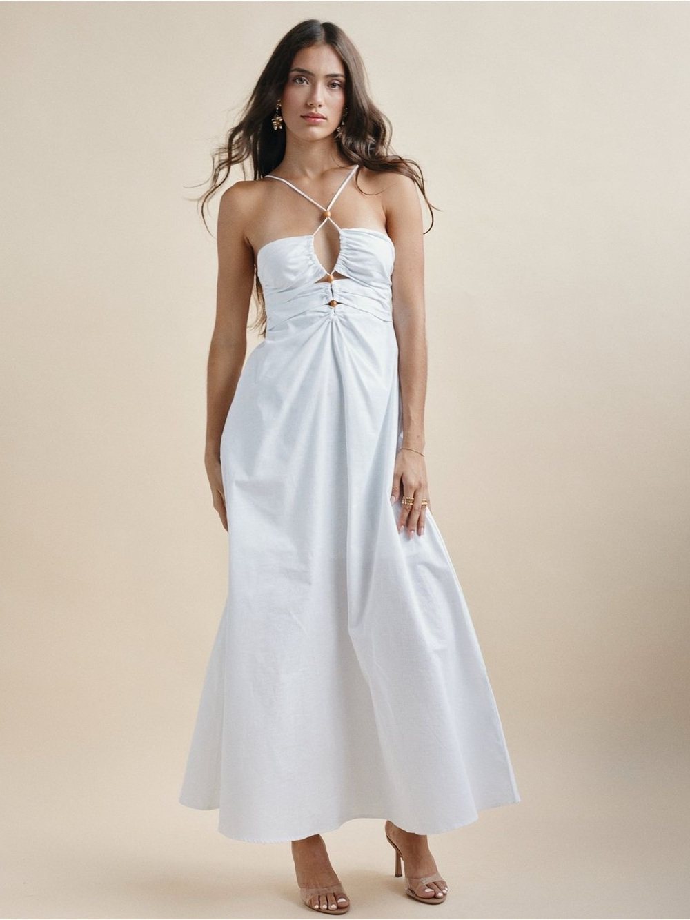 Elegant White Maxi Dress